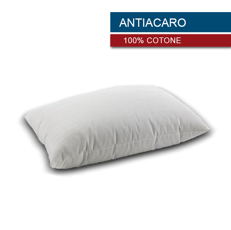 Copricuscino Antiacaro 100% Cotone